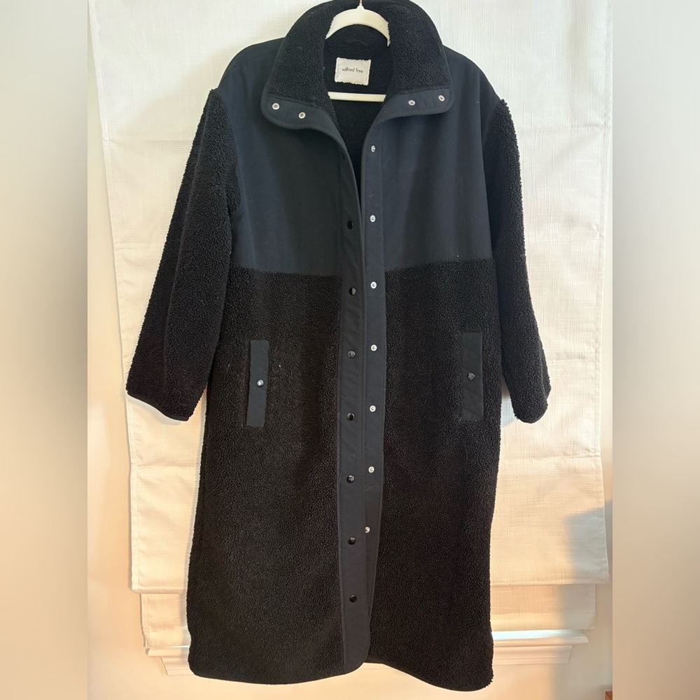 Wilfred Black Teddy Jacket